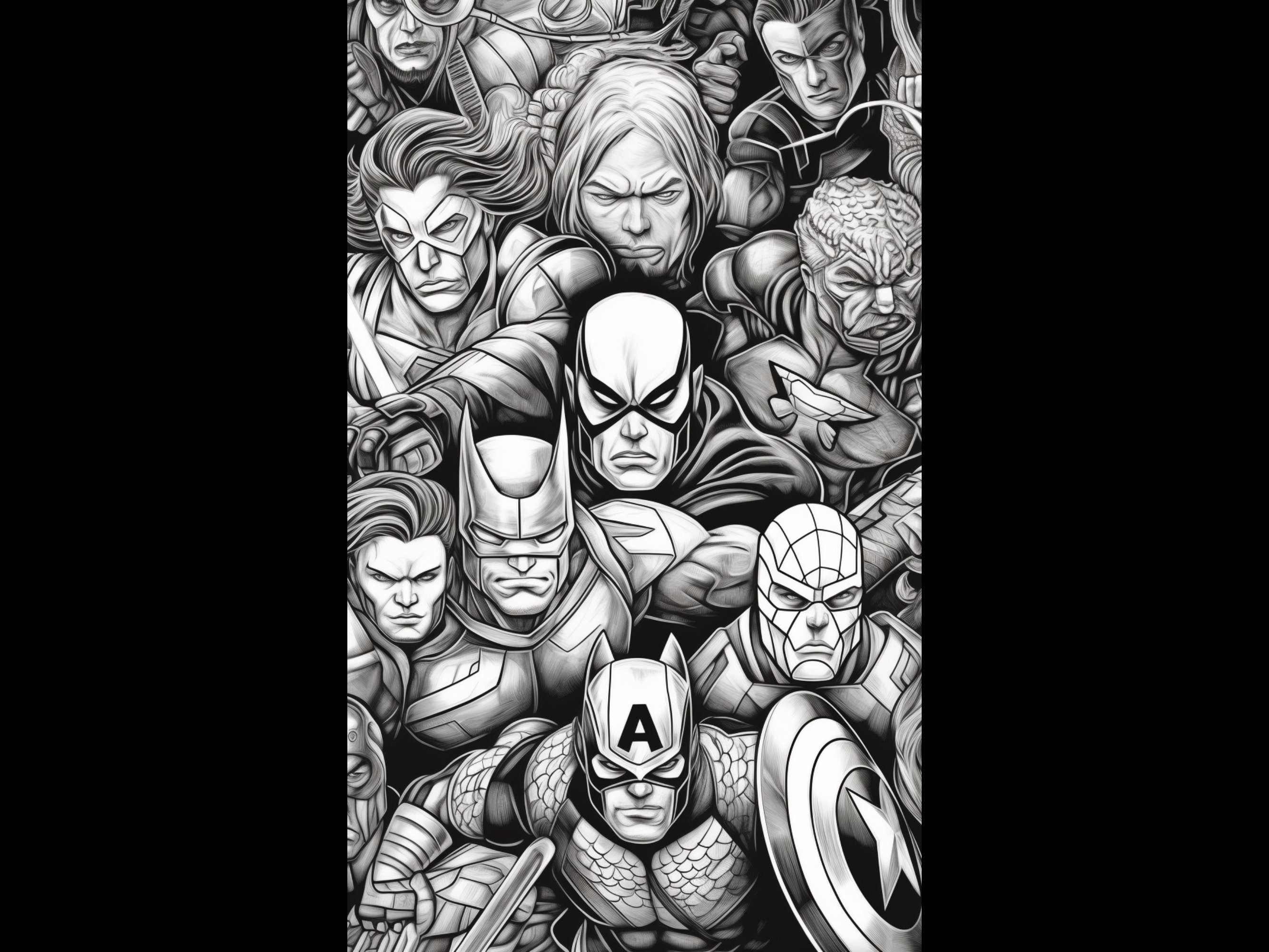 Super Villain Color Pages for Kids Printable Summer &amp; Classroom ...