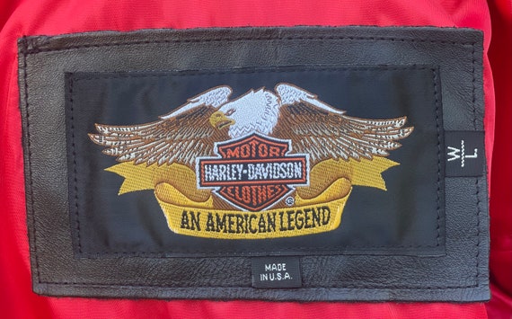 1990s Vintage Harley Davidson Women's Leather Jac… - image 7