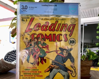 Leading Comics #5 CBCS 3.0 Winter Issue 1942