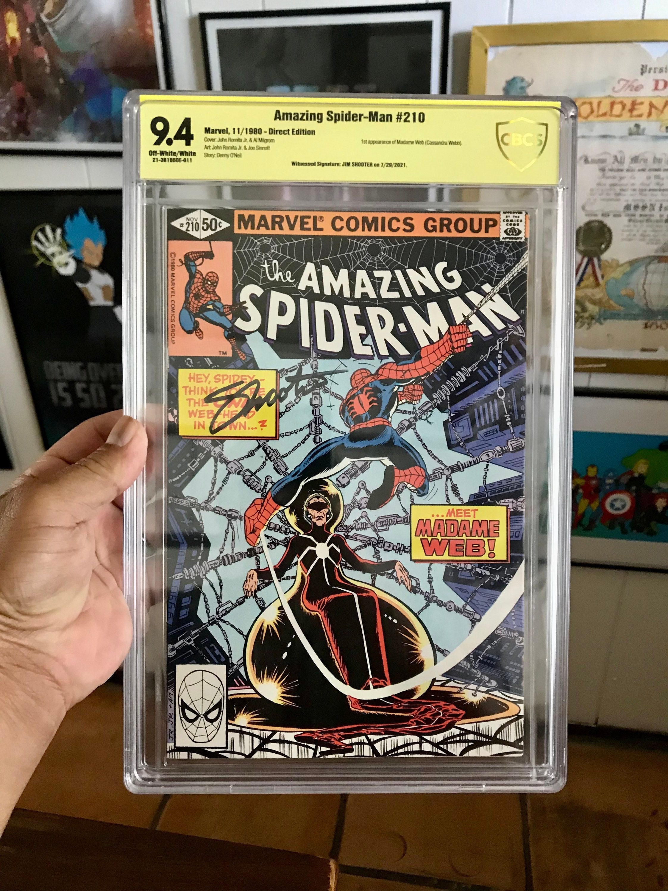 Amazing Spider-man 210 CBCS 9.4 Direct Edition 1st Appearance
