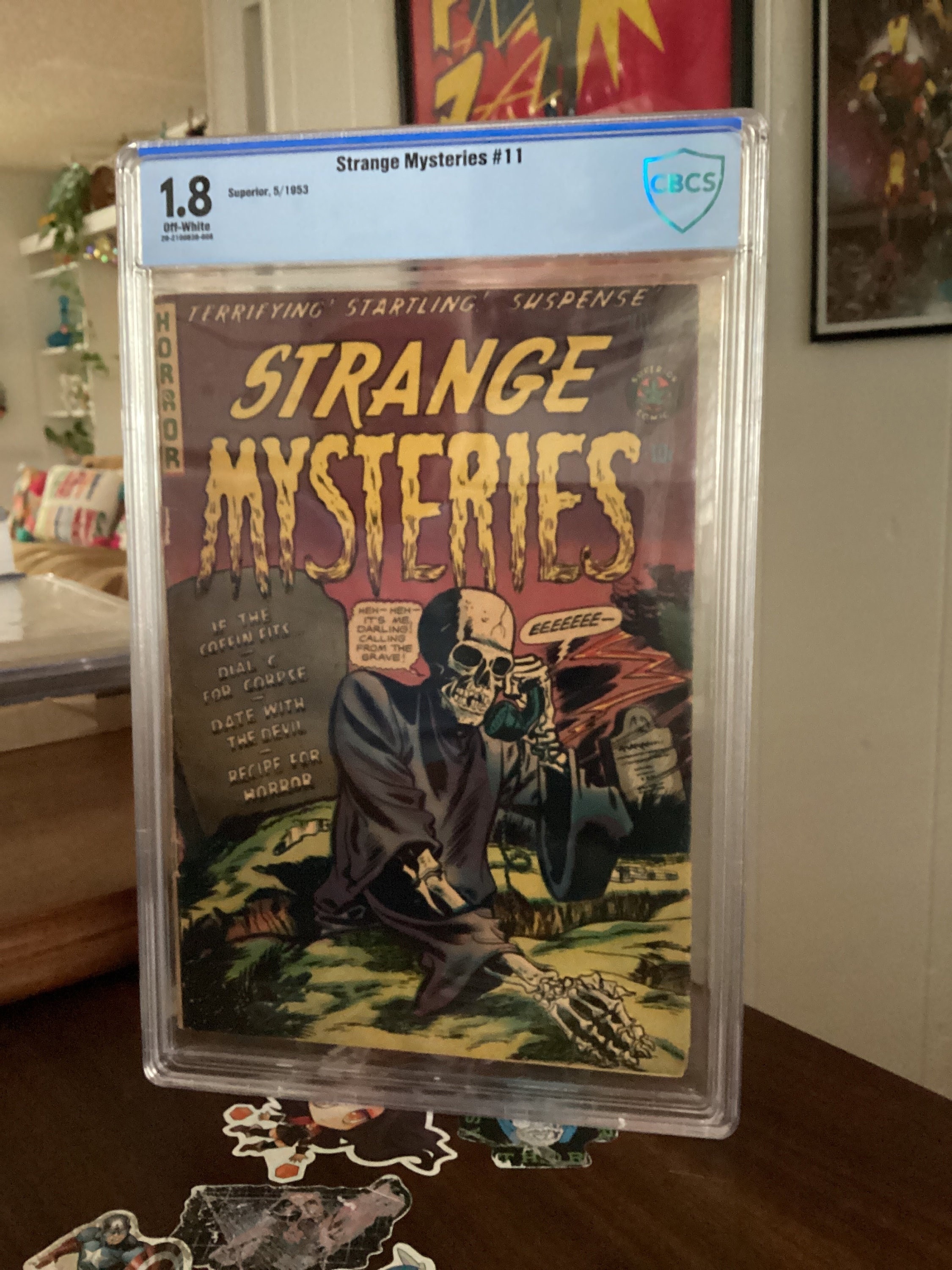 Strange Mysteries #11 / Golden Age Superior Comic 1953 / Horror Comic Pre Code Issue (Rare)