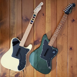 Custom wooden guitar for Clone Hero