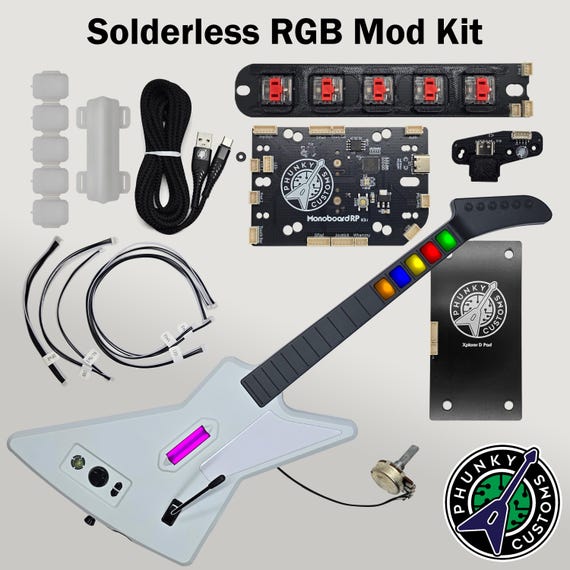 ギター RE-J Project BOSS OD-2r mod Solderless RGB GH Controller Mod Kit - Etsy