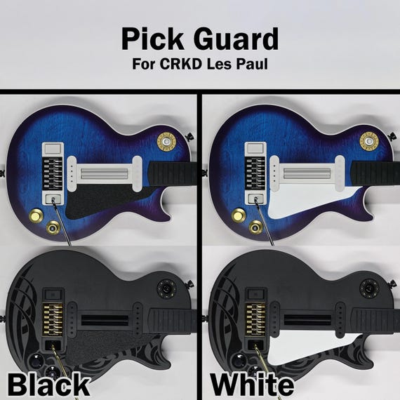 BackGuard Guitar Scratch Pad – Protect Your Gloss Poly-Finished Guitar From Buckles & Buttons, Black Vinyl