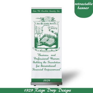 Iota Phi Lambda Retractable Banner( Stand+Case)