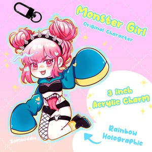 Monster Girl Acrylic Charm
