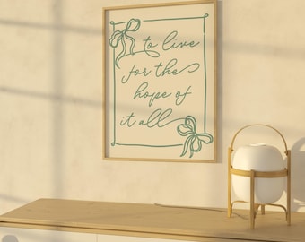 August Wall Art Poster Print Card Digital Download