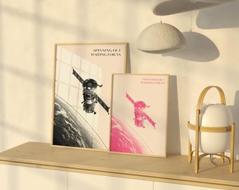 Satellite Space Wall Art Digital Download