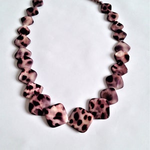 Vintage Nature Shell Made Necklace, Antique Unique Shell Necklace Unique