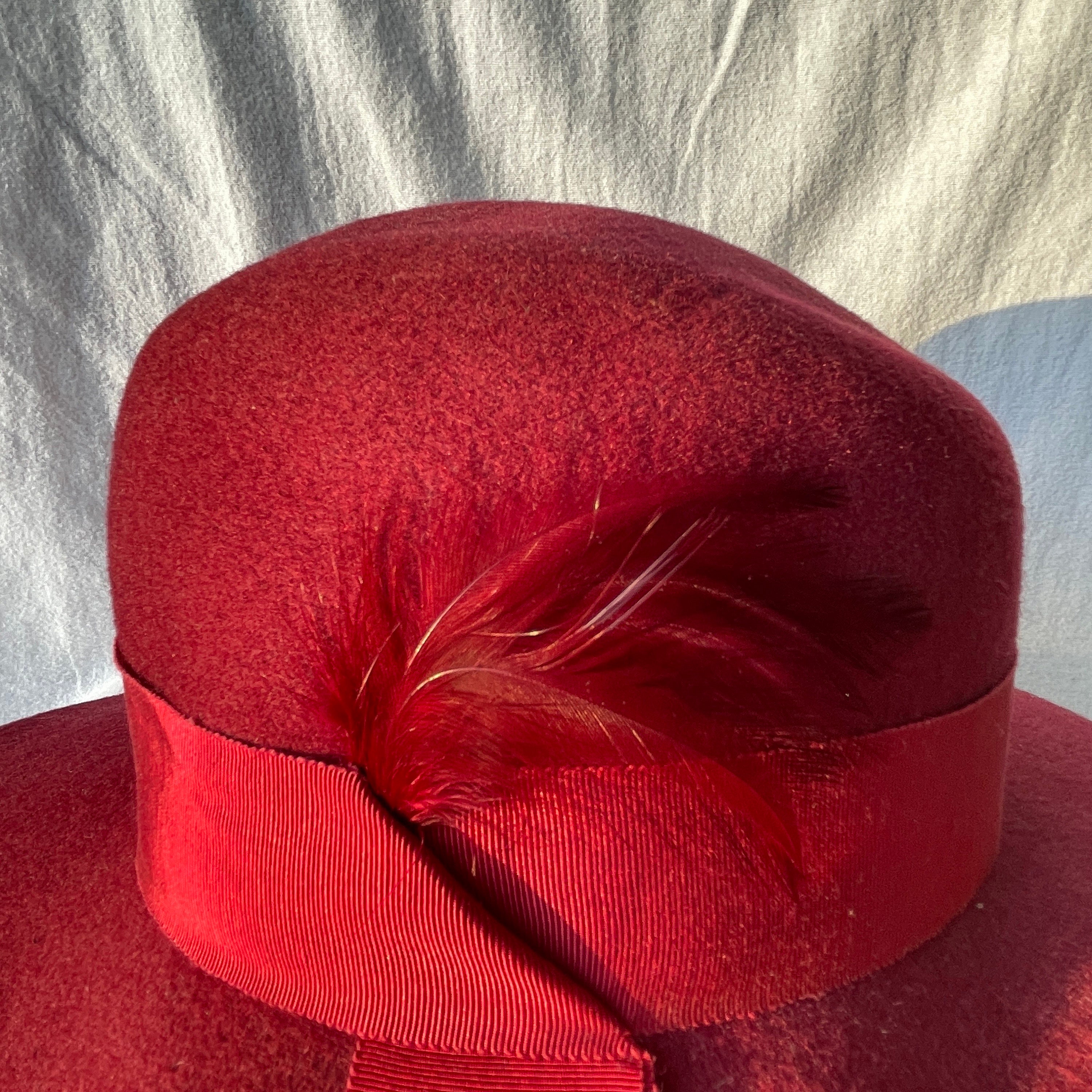 Vintage M\'sieu Leon Hat Splendora Wool Made in Canada M main image 3