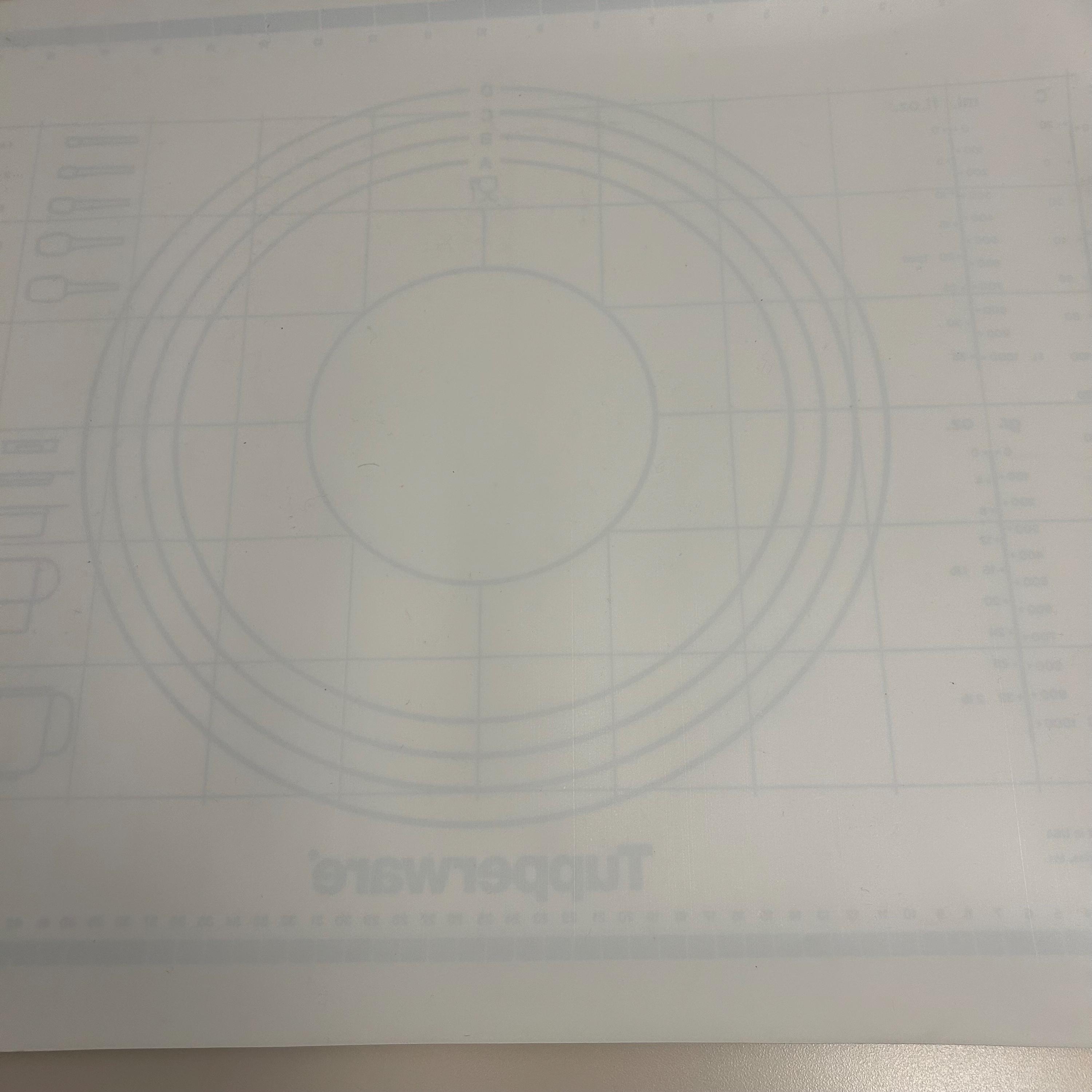Tupperware Baking Mat Vintage Tupperware Pastry Mat With Measurement Guide - Etsy