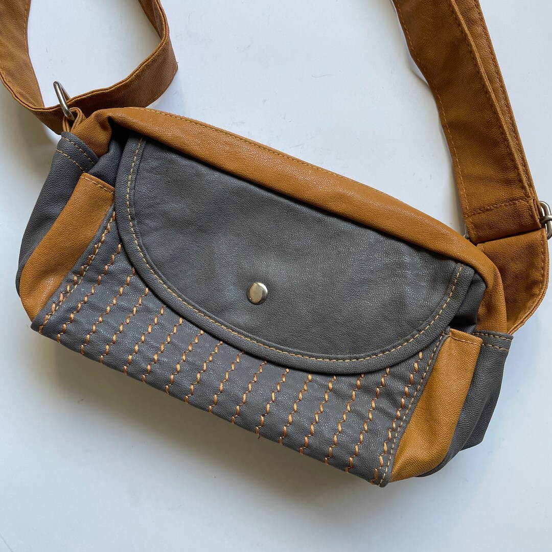 Vintage Olive Green Small Crossbody Bag, Shoulder Bag, Handbag