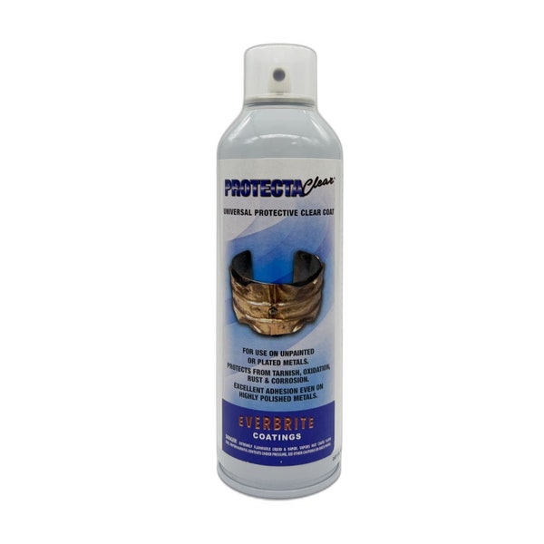 ProtectaClear Aerosol 6oz. Anti-Tarnish Clear Coating. Stop Tarnish & Fading. Skin Safe – Spray for easy application. Free Shipping.