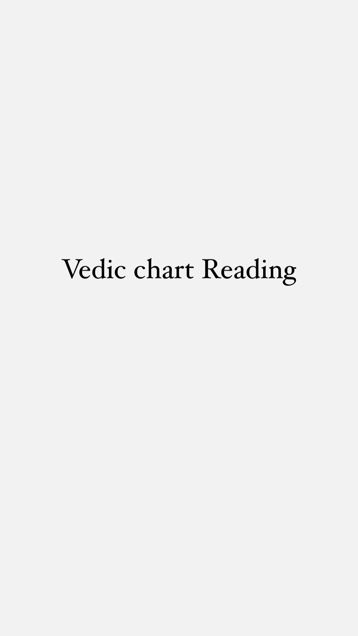 Vedic Chart Reading Etsy