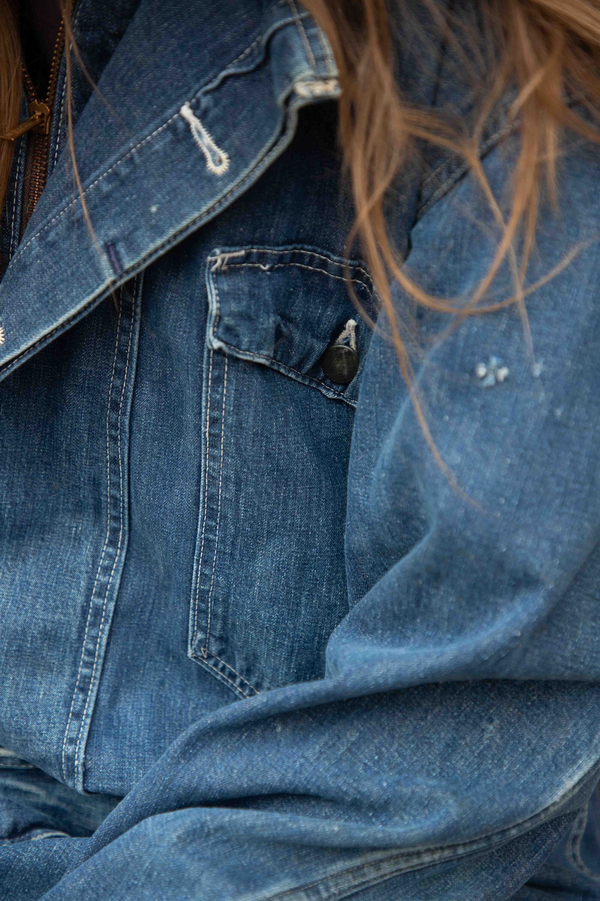 Vintage Light Denim Coverall