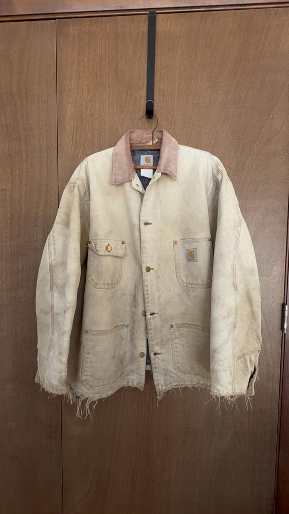 1980's Carhartt blanket lined chore coat.