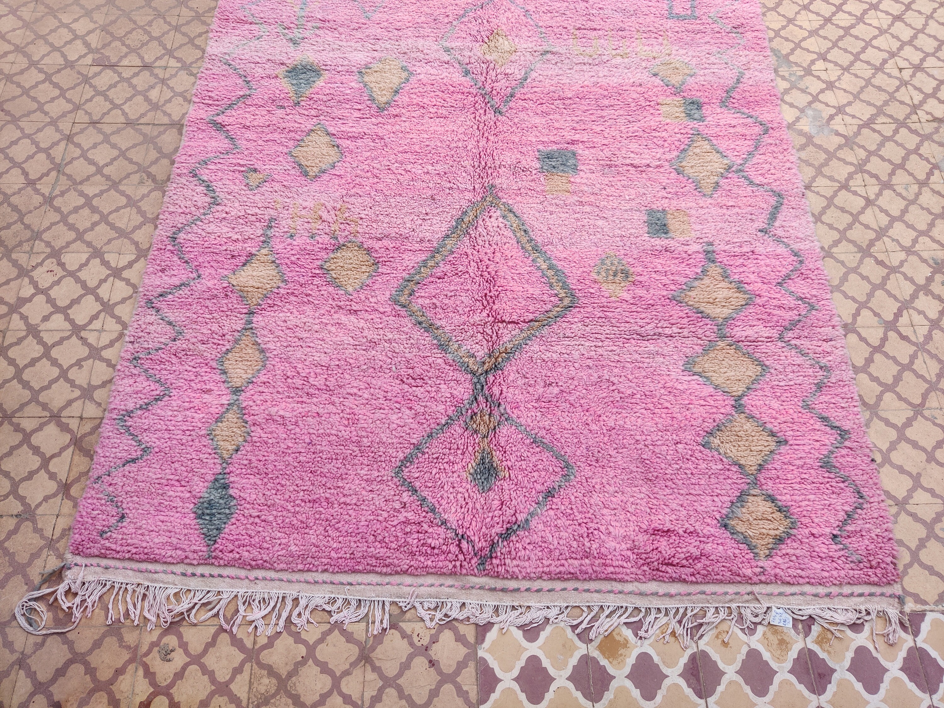 Moroccan Pink Rug Flat Woven Kilim Custom Rug Moroccan Etsy