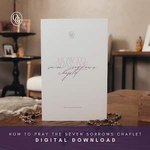 How to Pray the Seven Sorrows Chaplet | PDF Printable Download