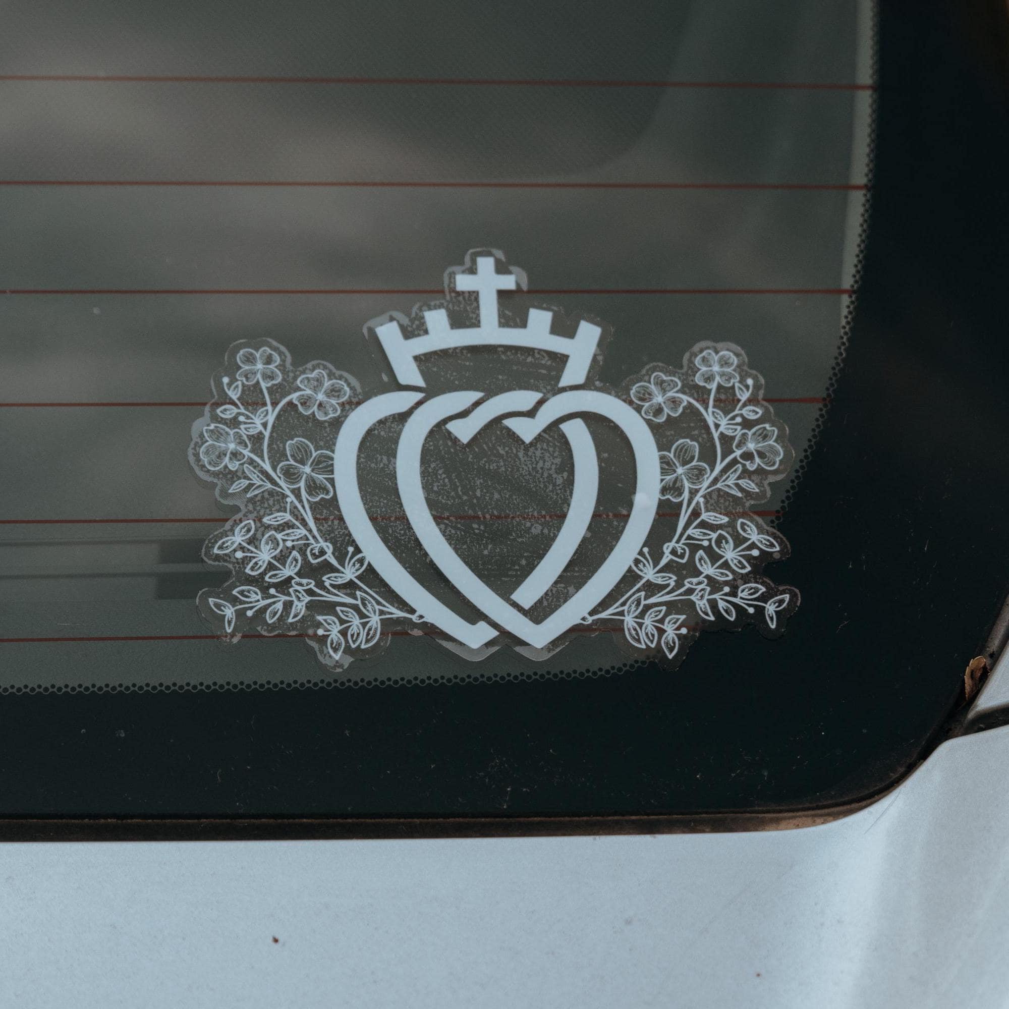 SSPX Hearts Floral | Bumper Sticker Decal - Etsy