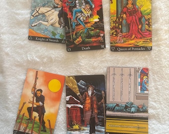 Same Hour Tarot Reading: Up to 3 Questions, 9 Cards
