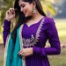 Leonora Dress Blue Fleur Georgette main image 0