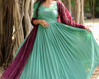 110 Colors Chiffon Orange Long Party Dress Evening Wedding