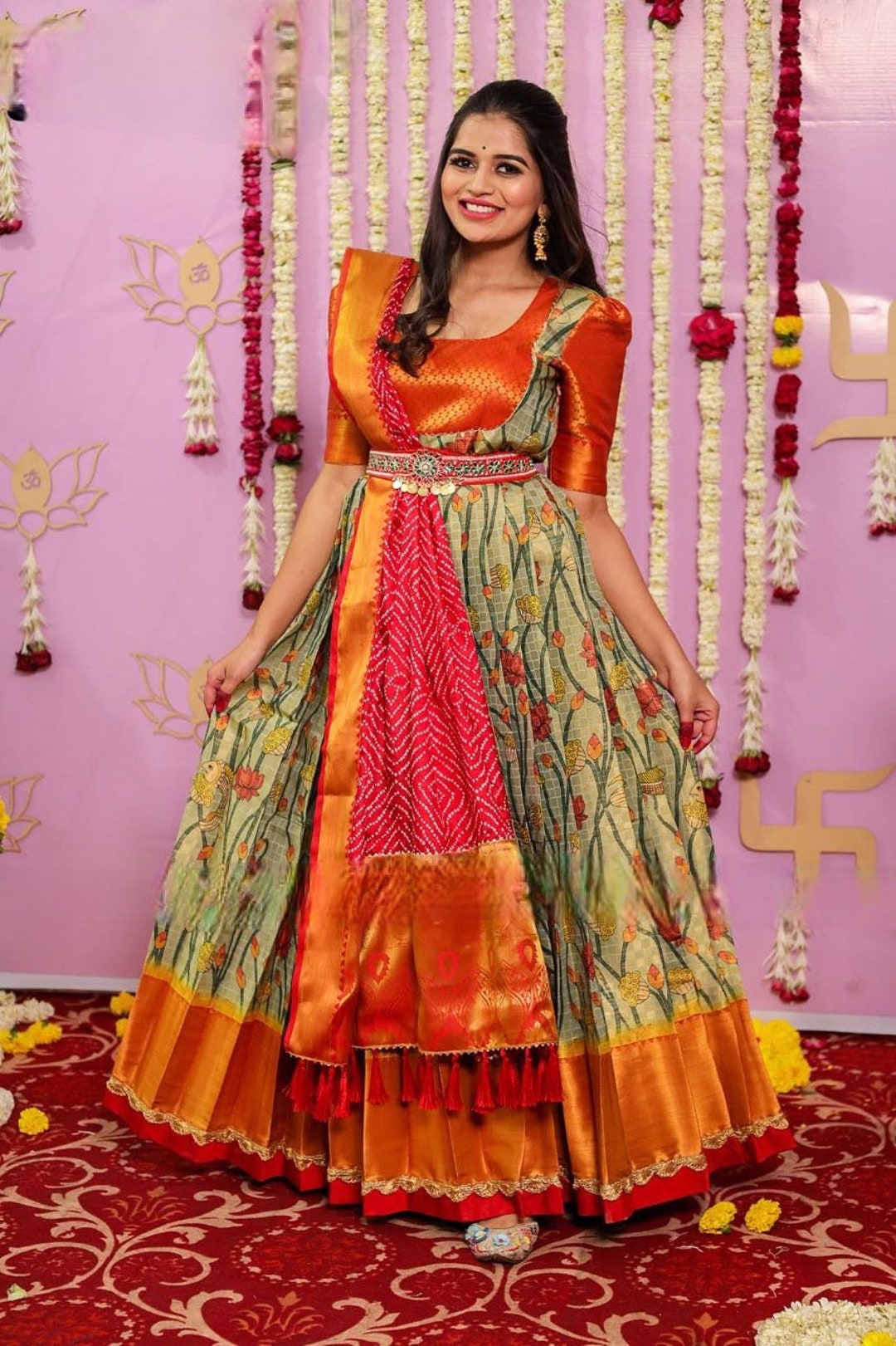 Rithu Choudhary inspired Kalamkari gown