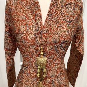 Festival Special Kalamkari Cotton Gown Set – Elegant & Ethnic 3-Piece Suit