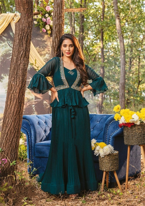 party wear crop dress