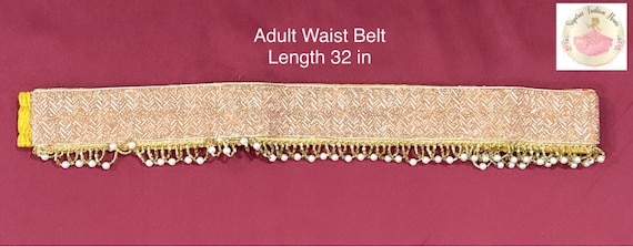 Elegant Light Champagne Work Belt With Elastic Support Size  display picture 1