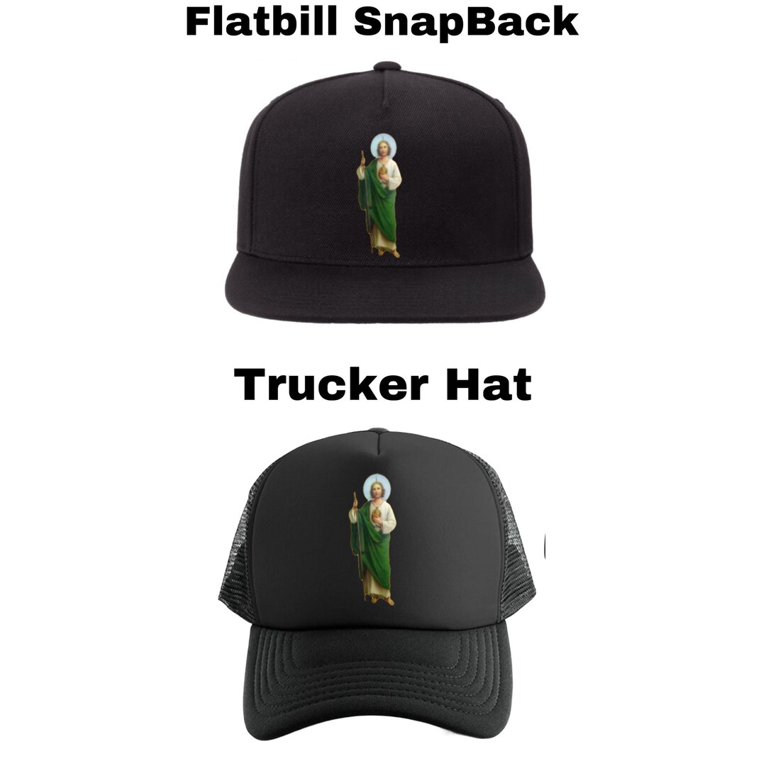 Casquette Camionneur San Judas Tadeo – Verte, Adjustable – Neuve