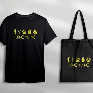 On vient avec une pêche/t-shirt