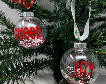 Custom Filled Ornaments