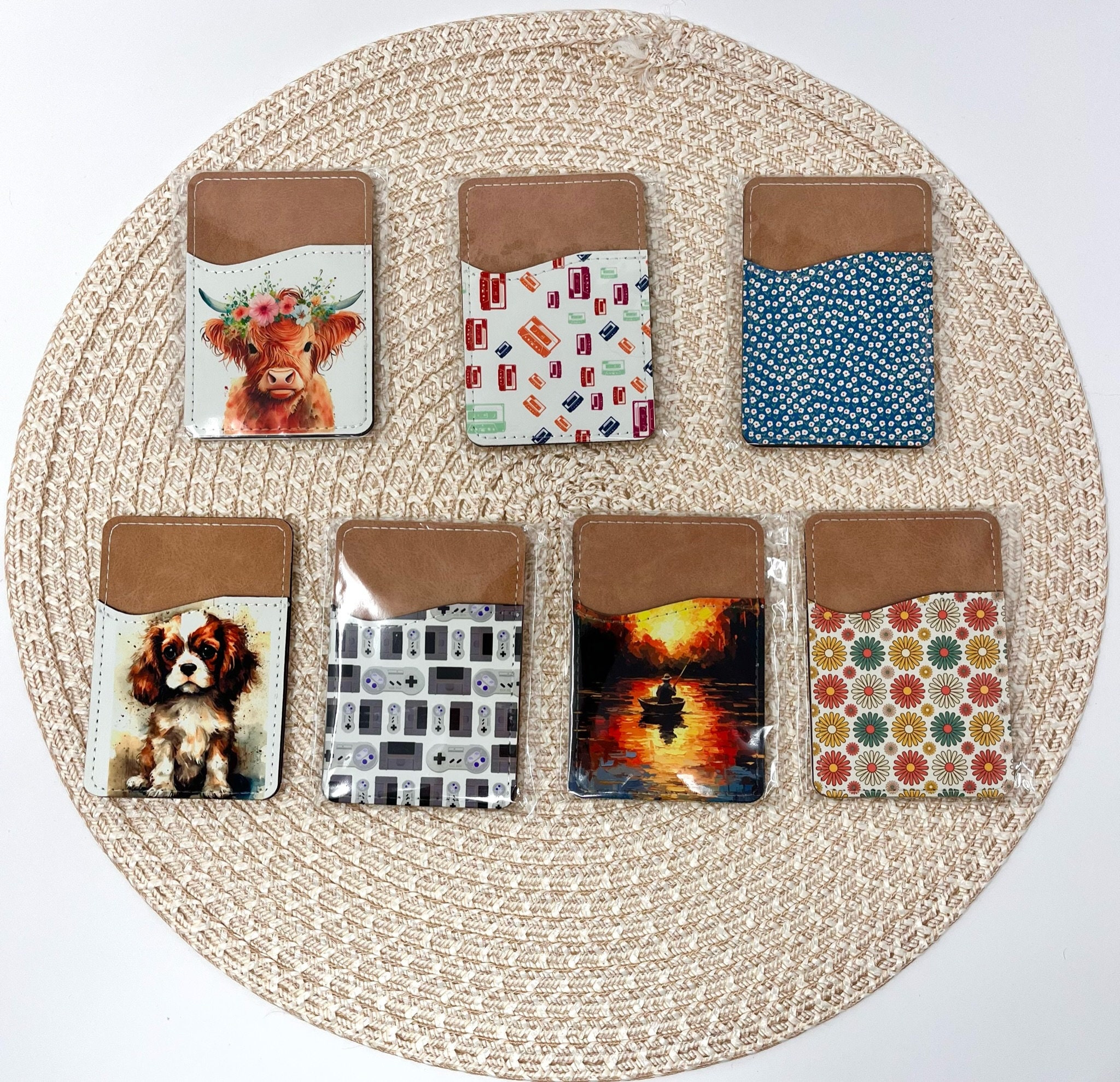 Phone Wallet, Card Holder, Card Phone Wallet, Adhesive Card Holder for