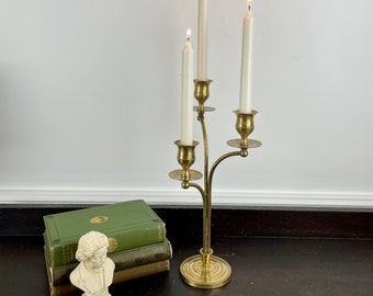 Vintage Brass Candelabra - Vintage Brass