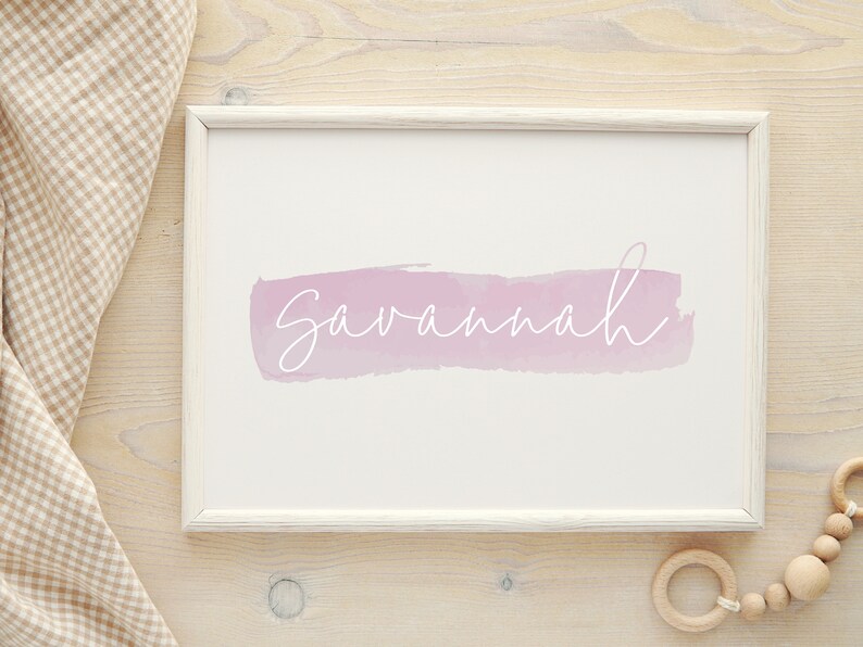 Custom Personalized Kids Name Printable Wall Art | Name Print | Custom ...