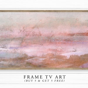 Frame TV Art | Pink Wall Art | Samsung Frame TV Art | Digital Oil Painting | Boho Wall Art | Neutral Wall Art | Digital DOWNLOAD