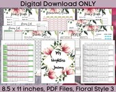 Weightloss Journal/Journey in Floral