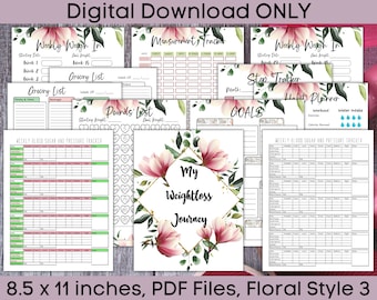 Gewichtsverliesdagboek / Reis in bloemen