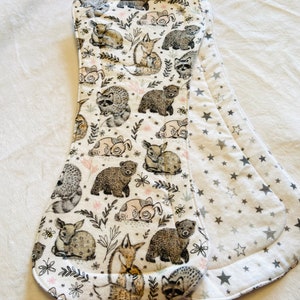 Forest Friends Burp Cloth