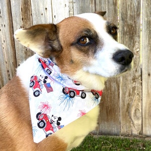 Mickey Car Dog Bandana