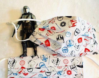 Máscara blanca de Star Wars