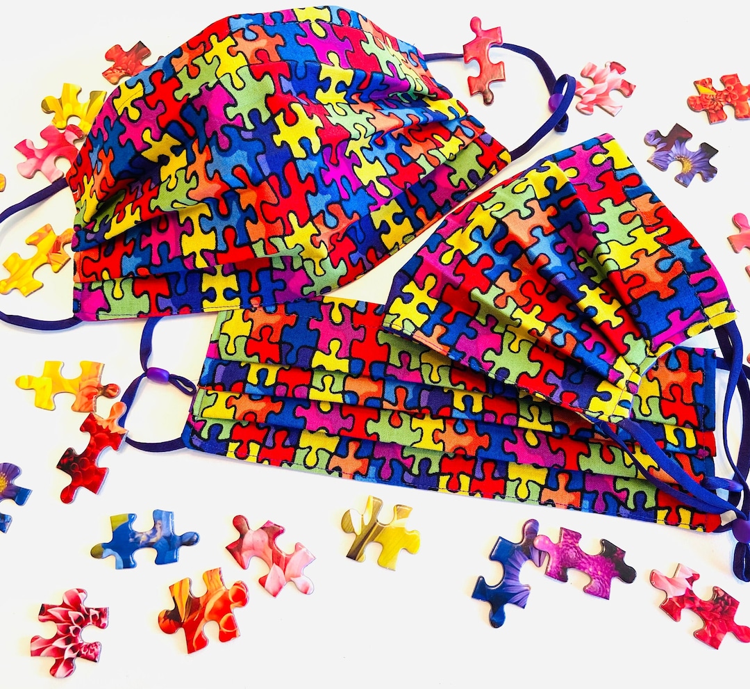 Autism Awareness Face Mask - Etsy