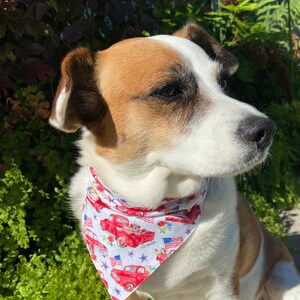 Red Truck Dog Bandana