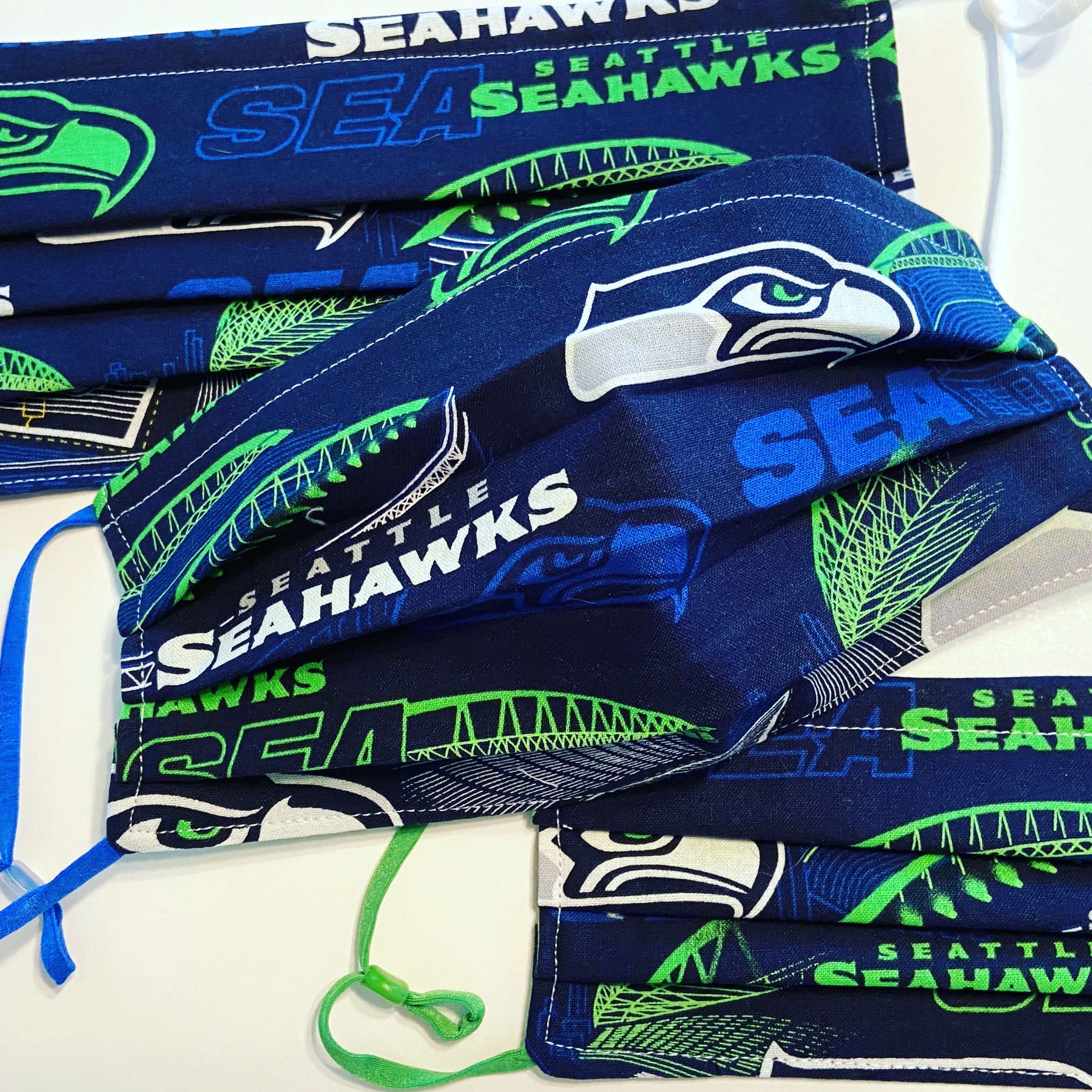 Seattle Seahawks Adult Face Mask - Etsy