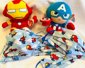 Soaring Avengers face mask