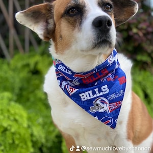 Buffalo Bills dog bandana