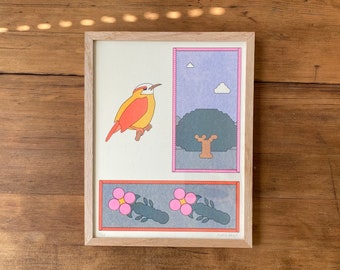 Wren & Oak — Risograph Druck