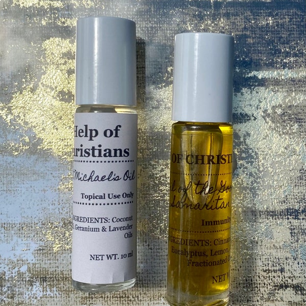 Combo Pack! Oil of the Good Samaritan & Saint Michael’s Oil Rollers