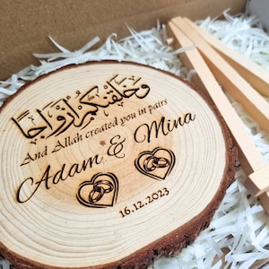 Wedding/Nikkah Gift Wooden Plaque
